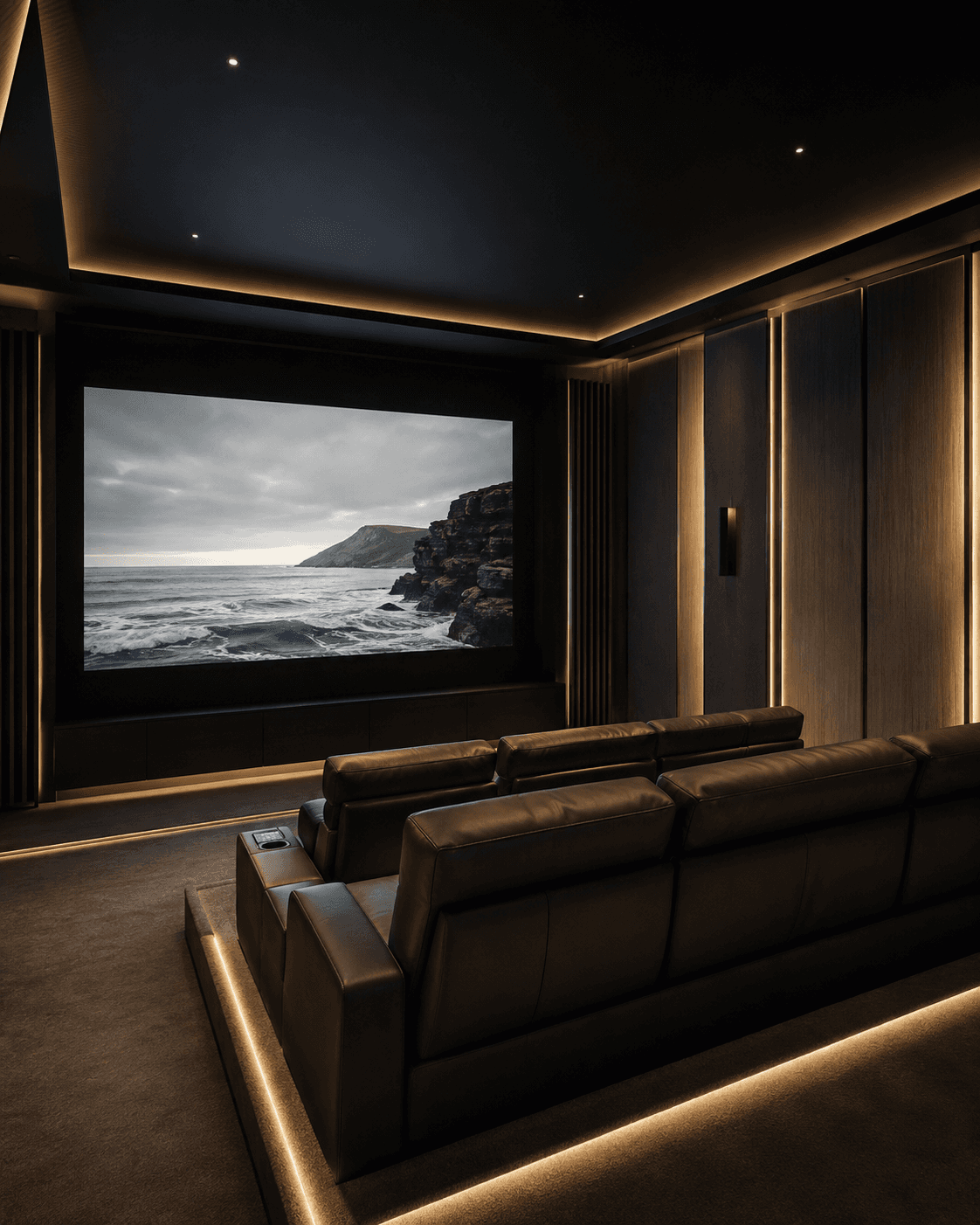 Luxury home cinema designed by Avenik