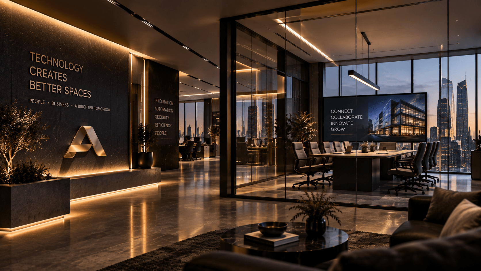Contemporary commercial workplace