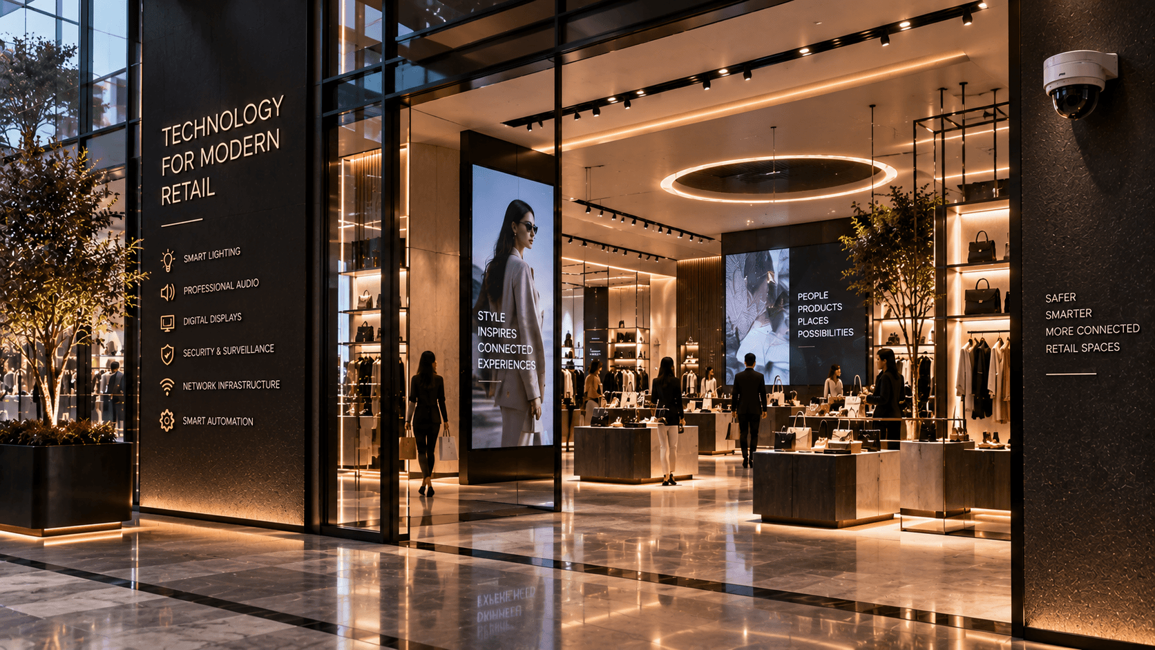Premium retail environment