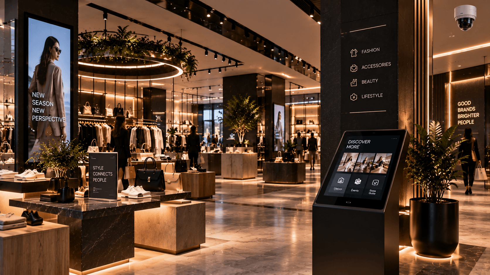 Connected retail environment