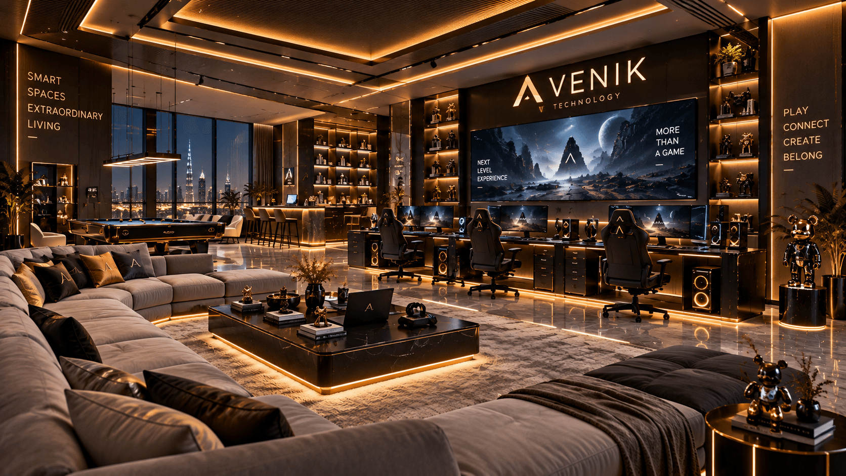 Premium gaming environment