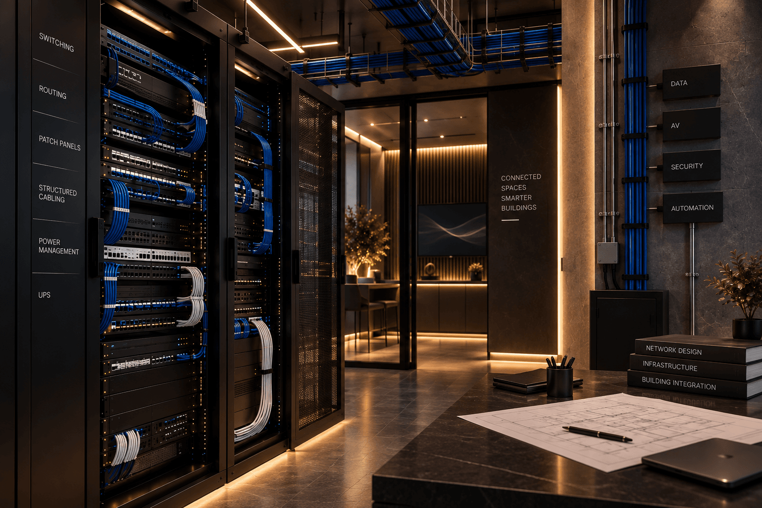 Professional server and network infrastructure