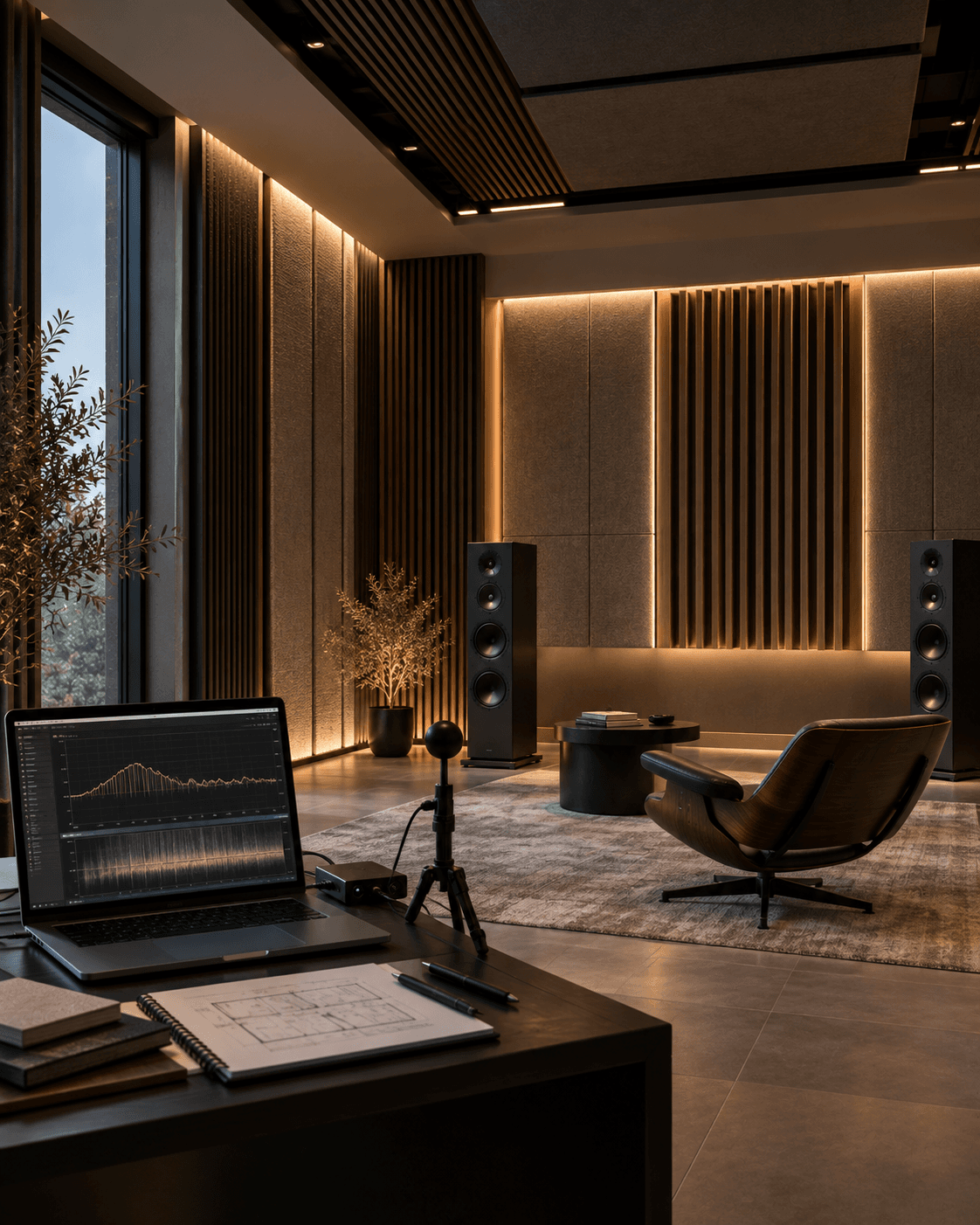 Room designed around acoustic performance