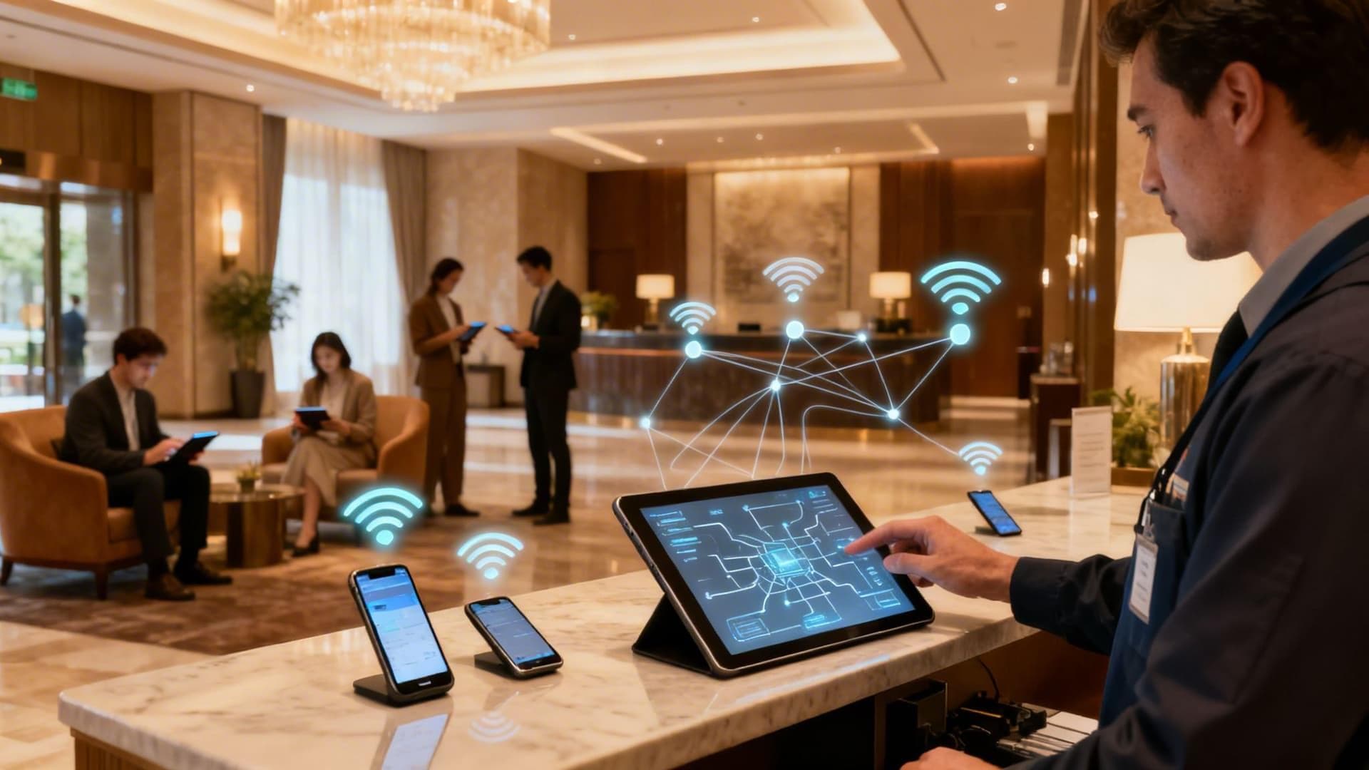 Professional wireless connectivity in a modern UAE property