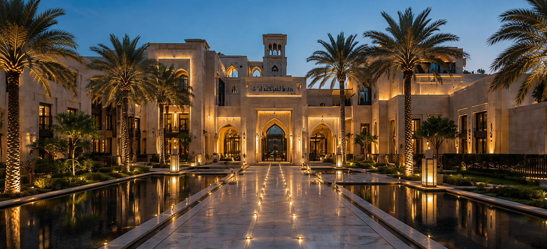 Luxury hospitality interior in the UAE